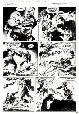 Dotti, Maurizio - 1 Original page - Dampyr #34 - "La caverna dei Troll" - 2003 | Catawiki