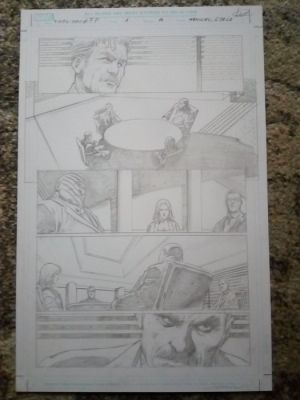 Manuel Garcia - 1 Original page - x-men : days of future past 1 pg 12 - featuring kingpin | Catawiki