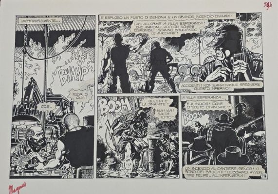 Magnus - 1 Original page - L’uomo che uccise Ernesto Che Guevara | Catawiki