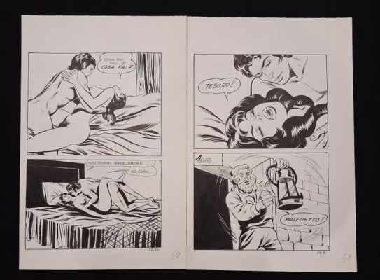 Leone Frollo - 2 Original page - Nocturne | Catawiki