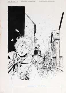 Renier | Melmoth, illustration à l’encre de chine pour… | Millon