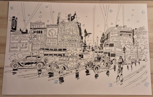 Dijkman, Anco - 1 Original drawing - De vlucht van de Condor | Catawiki