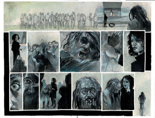 Continue Shopping | DEPARTMENT OF TRUTH #28 PAGE 12 & 13 DOUBLE PAGE SPLASH (MARTIN SIMMONDS ORIGINAL ART) | Scott’s Collectables