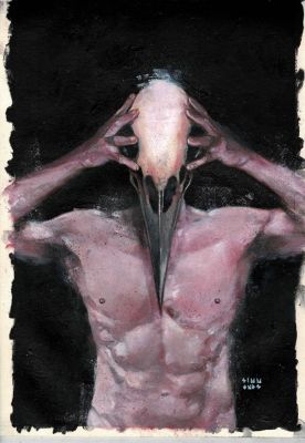 Continue Shopping | TEN THOUSAND BLACK FEATHERS #4 MARTIN SIMMONDS ORIGINAL COVER ART | Scott’s Collectables