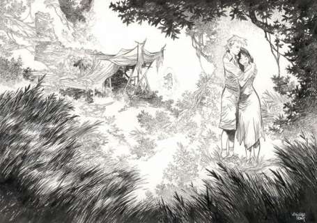 Olivier Pont | Illustration originale inédite - Un putain de salopard | Daniel Maghen