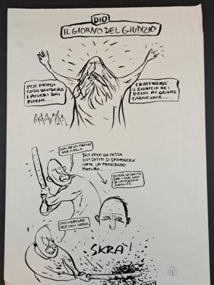 Gipi - 1 Original drawing - Dio: Il Giorno del Giudizio | Catawiki