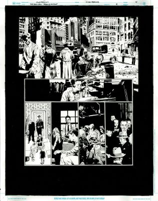 The Bat-Man: Second Knight #2 p.16 - Hangman’s Tommy Gun Massacre Aftermath | Comic Book Art Gallery