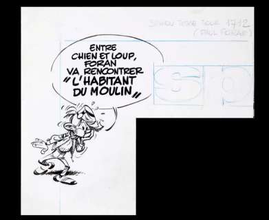 Franquin | Illustration Ã  l’encre de Chine publiée comme en… | Banque Dessinée