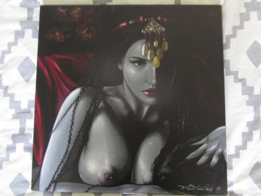 Ducarteron, David - 1 Original painting - Mystery (Cléa de velour) - 2019 | Catawiki