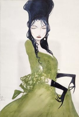 Croci, Pascal - 1 Original drawing - Carmilla