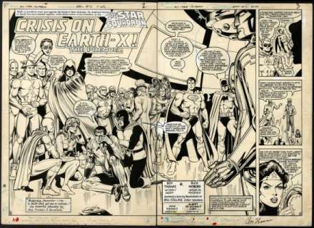 Hoberg, Rick - ALL-STAR SQUADRON (1981-87) #32 Double Page Splash