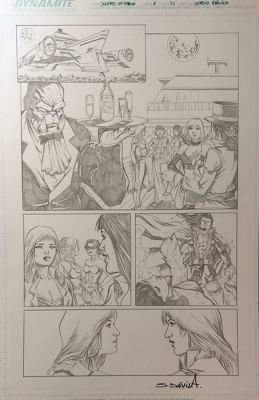 Sergio Dávila (Pencil) Original page - Swords of Sorrow - Swords of Sorrow #6, Page 21 | Catawiki