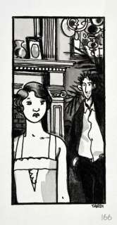 Tardi, Jacques (1946) | TARDI, Jacques MORT A CREDIT. Encre de Chine et lavis noir pour l’illu | Coutau Bégarie