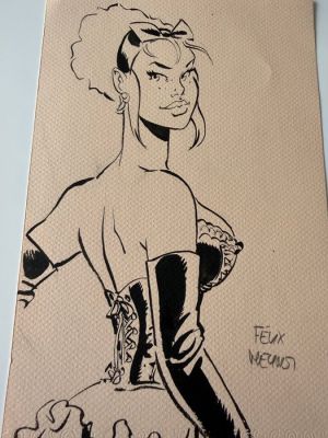 Meynet, Félix - 1 Original drawing - Mirabelle