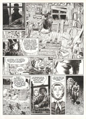 Ralph Meyer | Planche originale n°13 - Le Monde selon Oz - Undertaker | Daniel Maghen