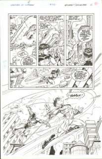 Grummett, Tom - ADVENTURES OF SUPERMAN (1987-2006) #502 Half Splash | ComicConnect