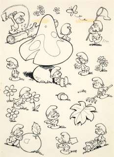 Peyo Pierre Culliford Dit  (1928-1992) - LES SCHTROUMPFS