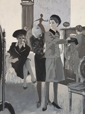 Thole, Karel - 1 Original drawing - Negozio di Moda | Catawiki