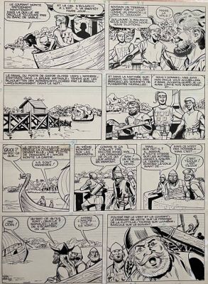 Sirius (Mayeu, Max) - 1 Original page - De Timoers - T15 - Alerte sur le fleuve / Onraad op de rivier - 1961 | Catawiki