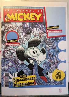 Nicolas Keramidas | Ruff de couverture pour le journal de MICKEY | Les dessinateurs