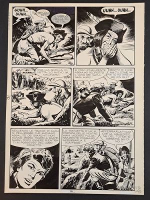 Essegesse - 1 Original page - Comandante Mark: Il Totem dei Cayugas | Catawiki