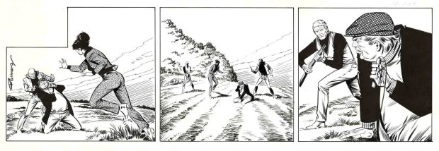 Enric Badia Romero | Modesty Blaise – Original daily strip #10108 – The Zombie – Romero | Origin Of Comics