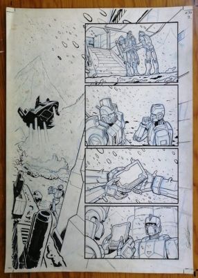 Atilio Rojo - Transformers #31 - More than meets the eye /dawn of the autobots - 1 page d’origine - EO - 2015 | Catawiki