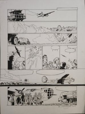 Michel Chevereau - 1 Original page - La pin-up du B24 | Catawiki