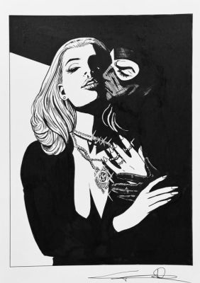 Candita, Giuseppe - 1 Original drawing - G.candita - Eva Kant e Diabolik - amore eterno - 2026 | Catawiki