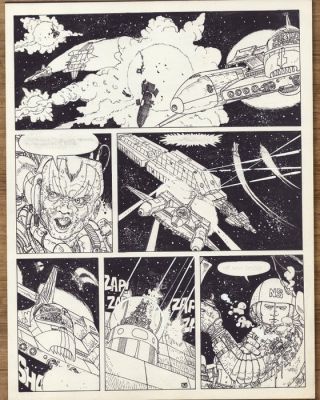 Giménez, Juan - 1 Original page - Estrella Negra (Black Star)