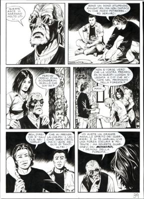 Dotti, Maurizio - 1 Original page - Dampyr #117 - "La selva della paura" - 2009 | Catawiki
