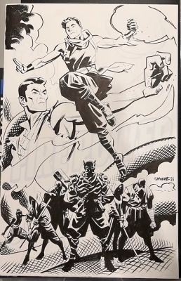 Chris Samnee | Fire Power Vol. 4 TBP Cover Original Art | Chris Samnee