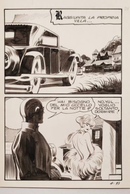 Frollo, Leone - Original page - Naga # 4 - L’Uomo Supposta - Tavola Pagina Originale n.93 - 1975 | Catawiki