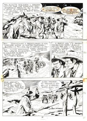 Ticci, Giovanni - 1 Original page - Tex #271 - "Bandoleros!" - 1983 | Catawiki