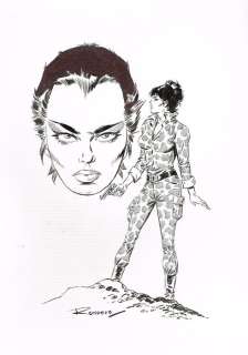 Romero, Enrique Badia | Original cover  - Modesty (Miranda) Blaise  - (1996) | Catawiki