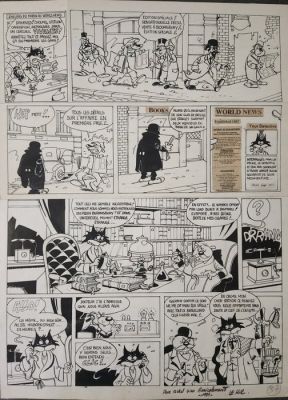 Le Hir, Jean-Louis - 1 Original page - Cholms et Stetson - Contre le caïman - 1984 | Catawiki