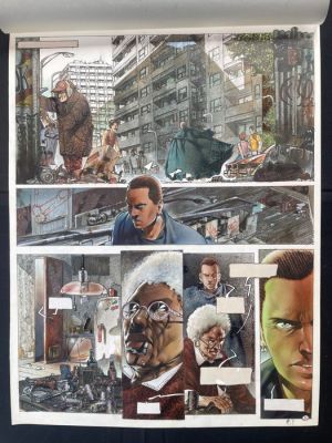 Frezzato, Massimiliano - 1 Original colour page - Margot queen of the night - 1992