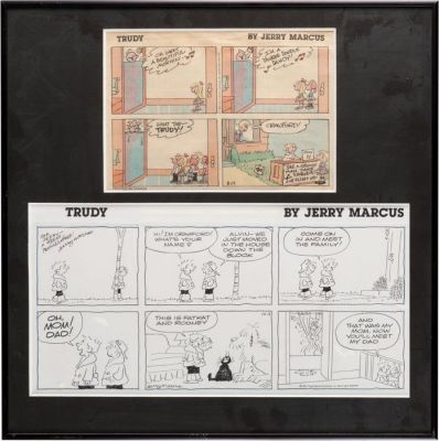 Jerry Marcus - 1 Original drawing - Trudy - 1993 | Catawiki