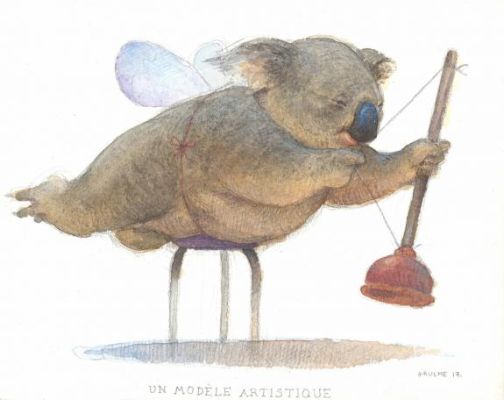 Armel Gaulme | Illustration originale : un modèle artistique Bestiary Sketchbook #1 | Daniel Maghen