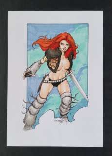 Molenaar, Romano | Original illustration in colour for a bookplate  - Roodhaar  - (2014) | Catawiki