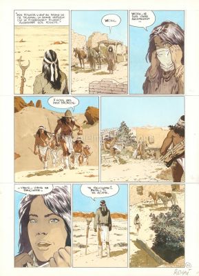 Christian Rossi | Comanche Trail, Planche originale n° 116 | Daniel Maghen