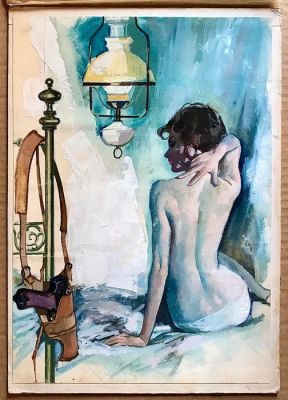 Noiquet - 1 Original colour drawing - Detectives - 1962 | Catawiki