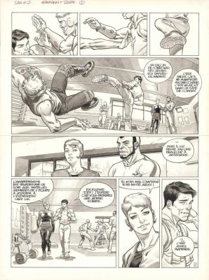 Ralph Meyer | Planche originale n°2 - Leçon de ténèbres - IAN | Daniel Maghen