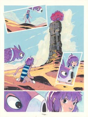 Davide Tosello | Planche originale n°136 - Maison Croa Croa | Daniel Maghen