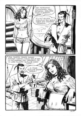 Manara – Tavola Originale “Jolanda De Almaviva” n. 50, Pagina 25 | Love Original Art