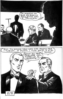 Magnus – Tavola Originale Kriminal "Il giorno di San Valentino" – Albo n. 23, Pagina 78 1965 | Love Original Art