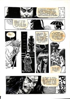 Enrique Alcatena - Tavola Originale - Karma capitolo 6- pag 9 | Love Original Art