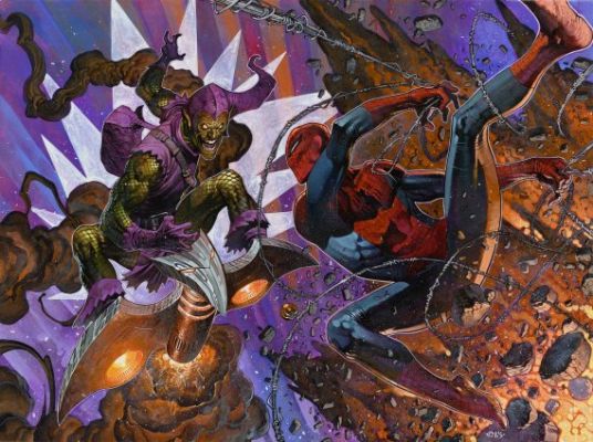 Stevens, Chris - SPIDER-MAN VS. THE GREEN GOBLIN Illustration