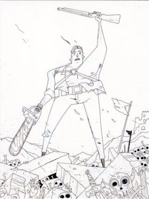 Kundo Krunch - ARMY OF DARKNESS - ASH Illustration