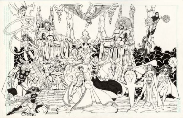Ballard, Mitch - JLA/AVENGERS Illustration